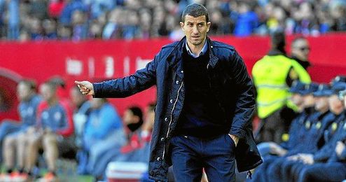 Javi Gracia, entrenador del Málaga. Javi Gracia, entrenador del Málaga.