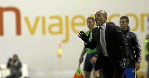 Jémez durante el último encuentro de la temporada Jémez durante el último encuentro de la temporada