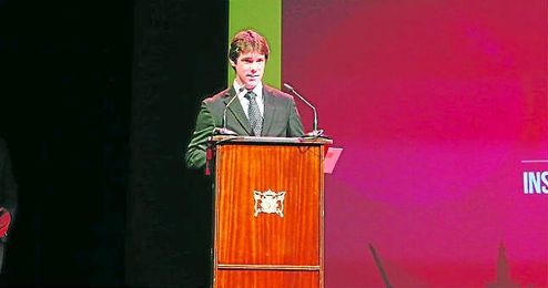 El delegado de Deportes del IMD, David Guevara, durante la reciente Gala del Deporte de Sevilla celebrada en el Lope de Vega. El delegado de Deportes del IMD, David Guevara, durante la reciente Gala del Deporte de Sevilla celebrada en el Lope de Vega.