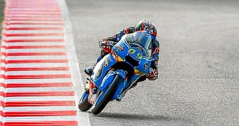 Navarro rondando en solitario sobre el trazado de Montmeló. Navarro rondando en solitario sobre el trazado de Montmeló.