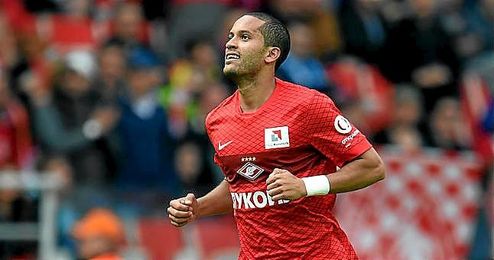 Rômulo, en un partido con el Spartak de Moscú. Rômulo, en un partido con el Spartak de Moscú.