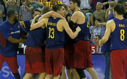 El Barcelona ganó con una canasta in extremis. El Barcelona ganó con una canasta in extremis.
