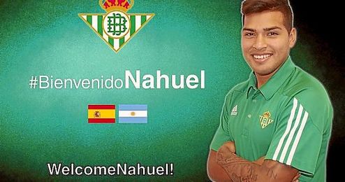 Nahuel, tercer fichaje bético. Nahuel, tercer fichaje bético.