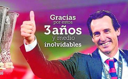Carta de despedida de Unai Emery Carta de despedida de Unai Emery