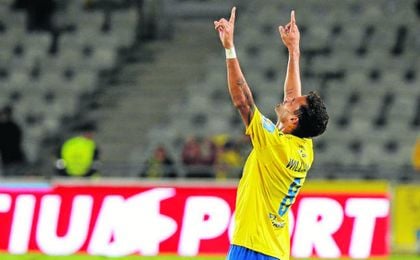 William José, celebrando un gol. William José, celebrando un gol.