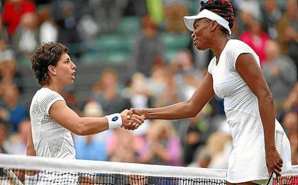 Carla Suárez da la enhorabuena a Venus Carla Suárez da la enhorabuena a Venus