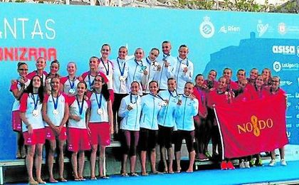 Las chicas de sincro. Las chicas de sincro.