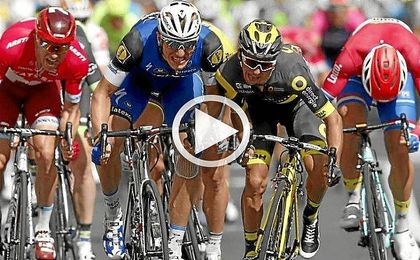 Sprint final entre Kittel y Coquard Sprint final entre Kittel y Coquard