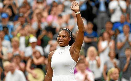 Serena Williams a un paso de la final. Serena Williams a un paso de la final.
