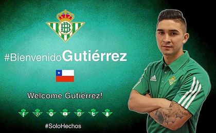 La bienvenida que le ha dado el Betis a Felipe Gutiérrez. La bienvenida que le ha dado el Betis a Felipe Gutiérrez.
