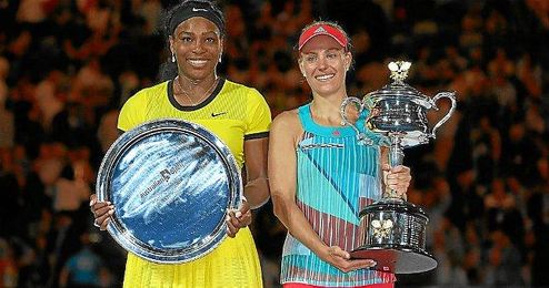 Kerber y Serena, Abierto de Australia Kerber y Serena, Abierto de Australia