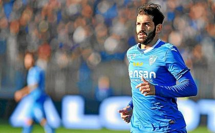 Riccardo Saponara, en un partido con el Empoli. Riccardo Saponara, en un partido con el Empoli.