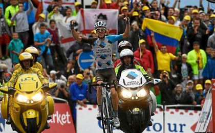Bardet fue el gran protagonista de la jornada. Bardet fue el gran protagonista de la jornada.