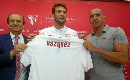 La presentación de Franco Vázquez, en directo La presentación de Franco Vázquez, en directo