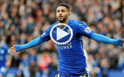 El primer golazo de Mahrez del nuevo curso El primer golazo de Mahrez del nuevo curso