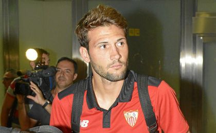 Franco Vázquez, satisfecho con poder seguir con el rodaje. Franco Vázquez, satisfecho con poder seguir con el rodaje.