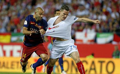 Gameiro, en la final de Copa frente al Barça. Gameiro, en la final de Copa frente al Barça.