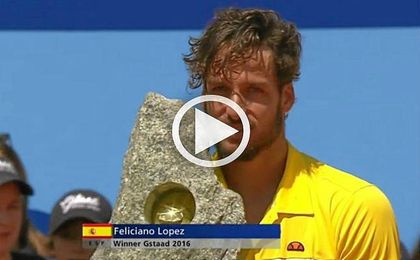 Feliciano había caído en la final de 2006 en Gstaad ante el francés Richard Gasquet. Feliciano había caído en la final de 2006 en Gstaad ante el francés Richard Gasquet.
