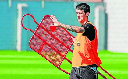 El vallesano Luis Alberto, durante un entrenamiento con el Liverpool. El vallesano Luis Alberto, durante un entrenamiento con el Liverpool.