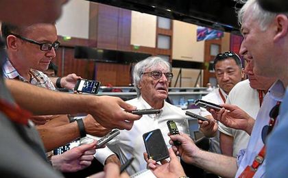 Bernie Ecclestone, patrón de la F1. Bernie Ecclestone, patrón de la F1.