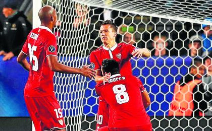 Imagen de la Supercopa de Europa frente al Real Madrid. Imagen de la Supercopa de Europa frente al Real Madrid.
