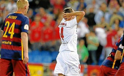 El Barcelona-Sevilla de la final de Copa del Rey de la temporada pasada. El Barcelona-Sevilla de la final de Copa del Rey de la temporada pasada.
