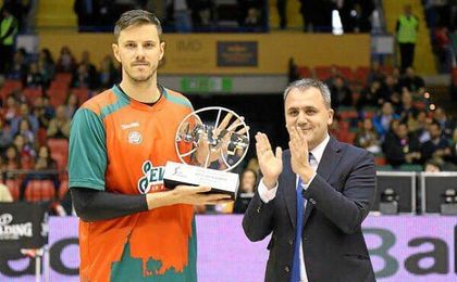 El esloveno se proclamó MVP Movistar del mes de marzo. El esloveno se proclamó MVP Movistar del mes de marzo.