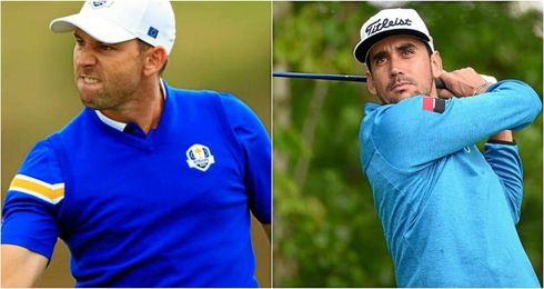 Segio García y Cabrera Bello, representantes españoles en la Ryder Cup. Segio García y Cabrera Bello, representantes españoles en la Ryder Cup.