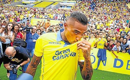 Boateng es un ídolo en Las Palmas. Boateng es un ídolo en Las Palmas.