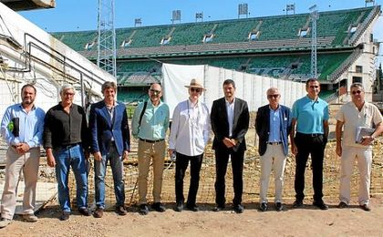 Continúan las obras en el Villamarín. Continúan las obras en el Villamarín.