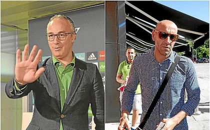 Ramón Rodríguez Verdejo y Miguel Montes Torrecilla han disfrutado de algo de asueto tras el mercado estival. Ramón Rodríguez Verdejo y Miguel Montes Torrecilla han disfrutado de algo de asueto tras el mercado estival.