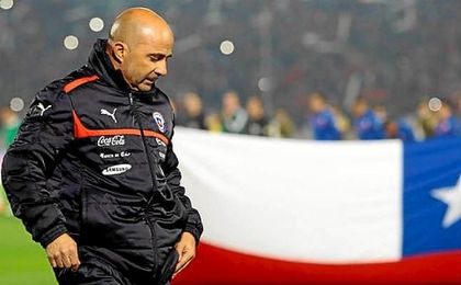 Sampaoli, durante su etapa como seleccionador de Chile. Sampaoli, durante su etapa como seleccionador de Chile.