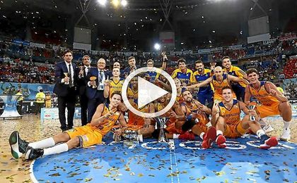El Herbalife Gran Canaria celebró el título por todo lo alto. El Herbalife Gran Canaria celebró el título por todo lo alto.