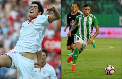 El sevillista Carlos Fernández y el bético Tony Sanabria, candidatos al prestigioso Golden Boy 2016. El sevillista Carlos Fernández y el bético Tony Sanabria, candidatos al prestigioso Golden Boy 2016.