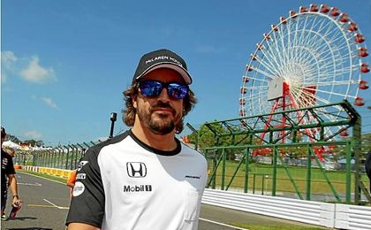 Fernando Alonso se mostró satisfecho con la temporada en la previa del GP de Japón. Fernando Alonso se mostró satisfecho con la temporada en la previa del GP de Japón.