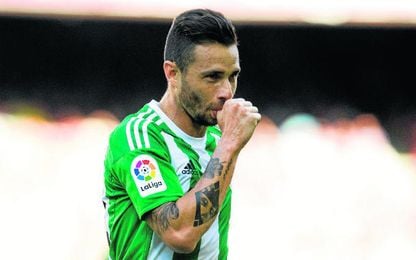 Rubén Castro celebra uno de los tantos que metió en el Camp Nou, en la primera jornada. Rubén Castro celebra uno de los tantos que metió en el Camp Nou, en la primera jornada.