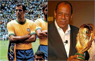 Carlos Alberto, en su etapa jugador y en un acto reciente. Carlos Alberto, en su etapa jugador y en un acto reciente.