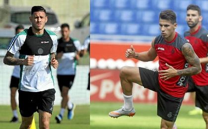 Sanabria y Hernán Pérez serán bazas importantes de sus entrenadores, Gustavo Poyet y Quique Sánchez Flores. Sanabria y Hernán Pérez serán bazas importantes de sus entrenadores, Gustavo Poyet y Quique Sánchez Flores.