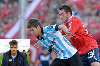 Luciano, en su época en Racing, y su hermano Federico. Luciano, en su época en Racing, y su hermano Federico.
