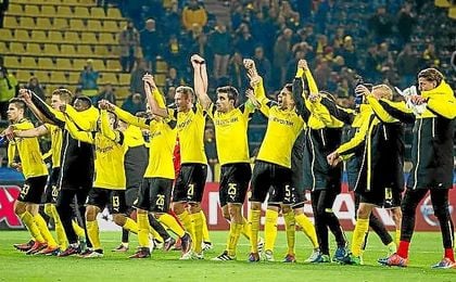 El Borussia de Dortmund es el primer equipo que se clasifica para octavos El Borussia de Dortmund es el primer equipo que se clasifica para octavos