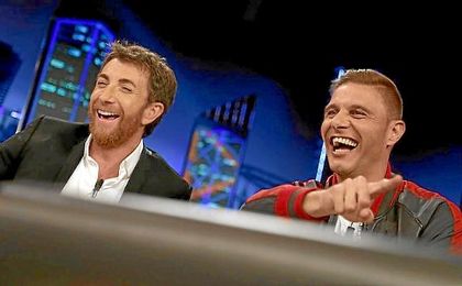 Joaquín, junto a Pablo Motos, anoche en ´El Hormiguero´. Joaquín, junto a Pablo Motos, anoche en ´El Hormiguero´.