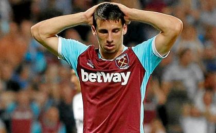 Jonathan Calleri, una de las opciones, no ha tenido un desembarco fácil en el West Ham. Jonathan Calleri, una de las opciones, no ha tenido un desembarco fácil en el West Ham.