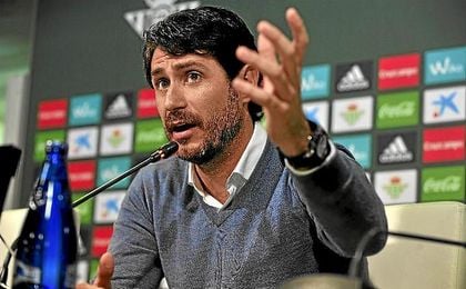 Víctor Sánchez del Amo, durante una rueda de prensa. Víctor Sánchez del Amo, durante una rueda de prensa.