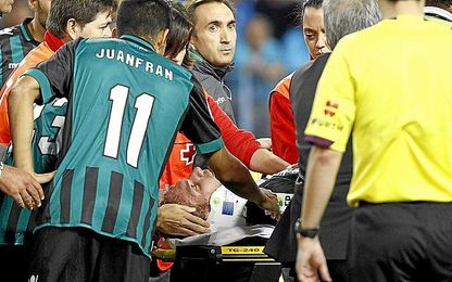 Perquis se rompió la mandíbula el 3 de noviembre de 2013. Perquis se rompió la mandíbula el 3 de noviembre de 2013.