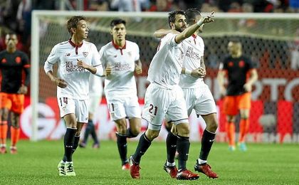 Ante el Valencia, Pareja fue el más destacado en la línea de tres centrales. Ante el Valencia, Pareja fue el más destacado en la línea de tres centrales.