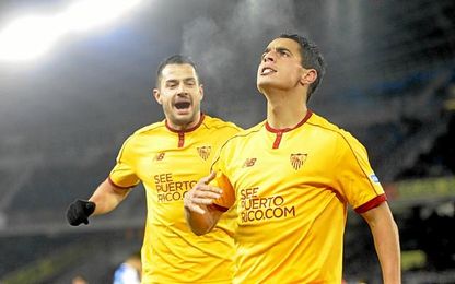 Ben Yedder completó un partidazo en Anoeta. Ben Yedder completó un partidazo en Anoeta.