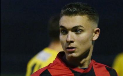 El joven jugador Alfie Barker. El joven jugador Alfie Barker.