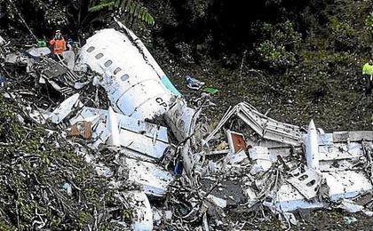 Accidente aéreo que sufrió el Chapecoense. Accidente aéreo que sufrió el Chapecoense.