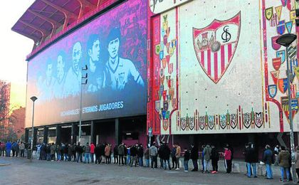 Huella digital para la entrada del Sánchez-Pizjuán. Huella digital para la entrada del Sánchez-Pizjuán.