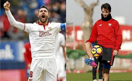 Iborra y Pareja se perderían la vuelta ante el Leicester si ven una amarilla en el Pizjuán Iborra y Pareja se perderían la vuelta ante el Leicester si ven una amarilla en el Pizjuán